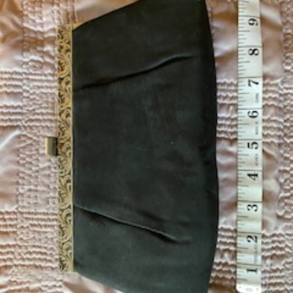 ANDRE vintage black ladies cocktail handbag clutch